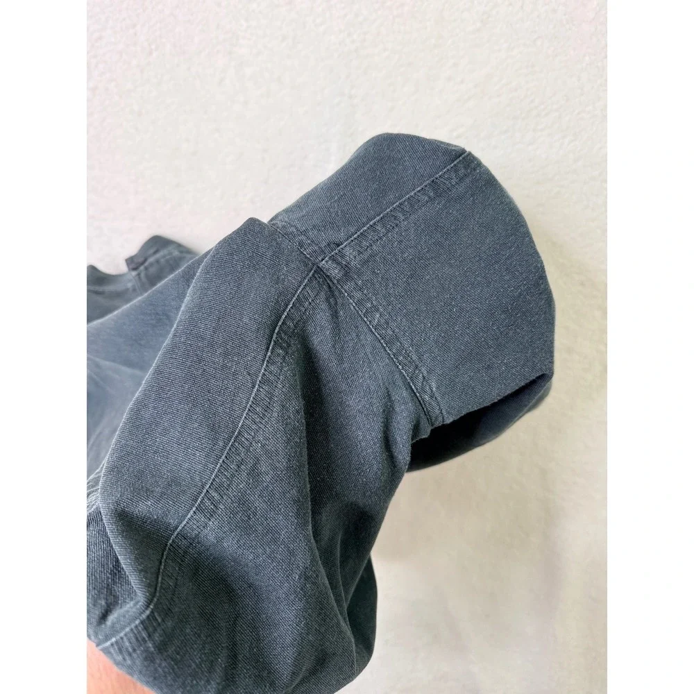 Vintage Silk Blend Mens Shorts Cargo Charcoal Gray Casual 38